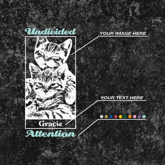 "CUSTOMIZATION #5" BLACK / SWEATSHIRT