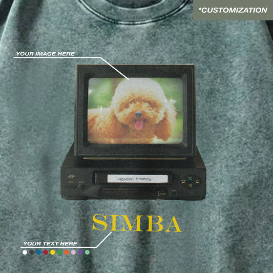"TELEVISION - CUSTOMIZATION" GREEN / SWEATSHIRT