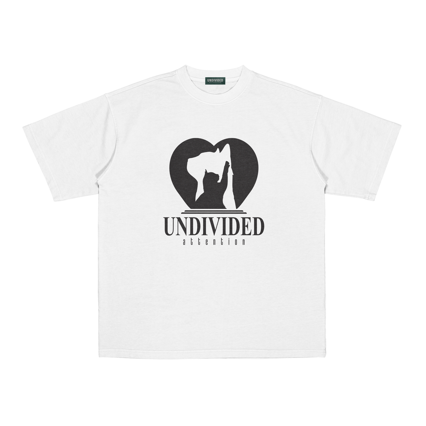 "CAT LOVER" WHITE / MEDIUM FIT