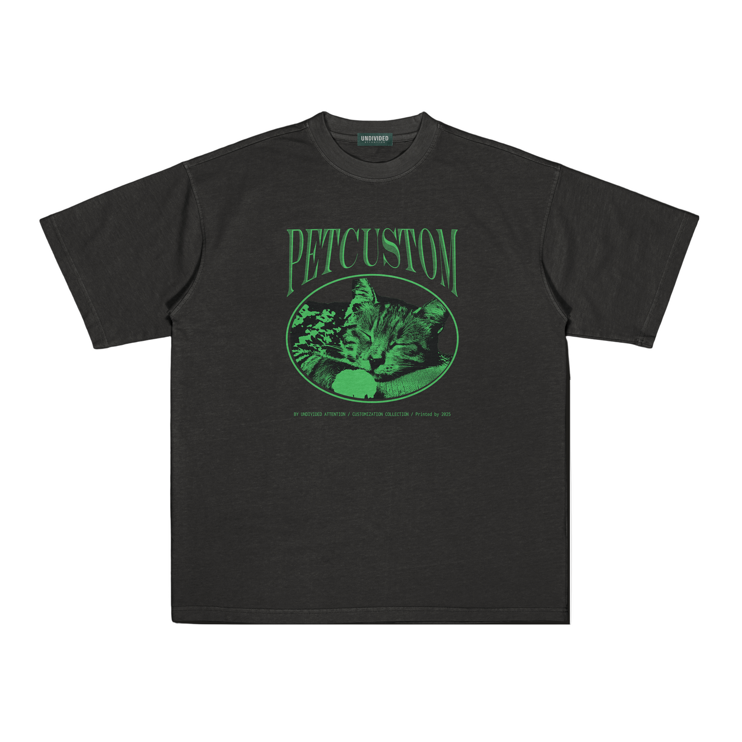 "CUSTOM PET TEE #2" BLACK / MEDIUM FIT