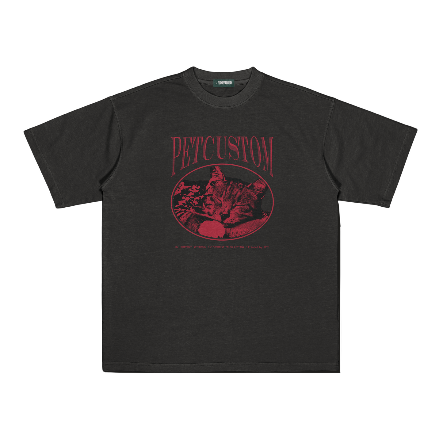 "CUSTOM PET TEE #2" BLACK / MEDIUM FIT