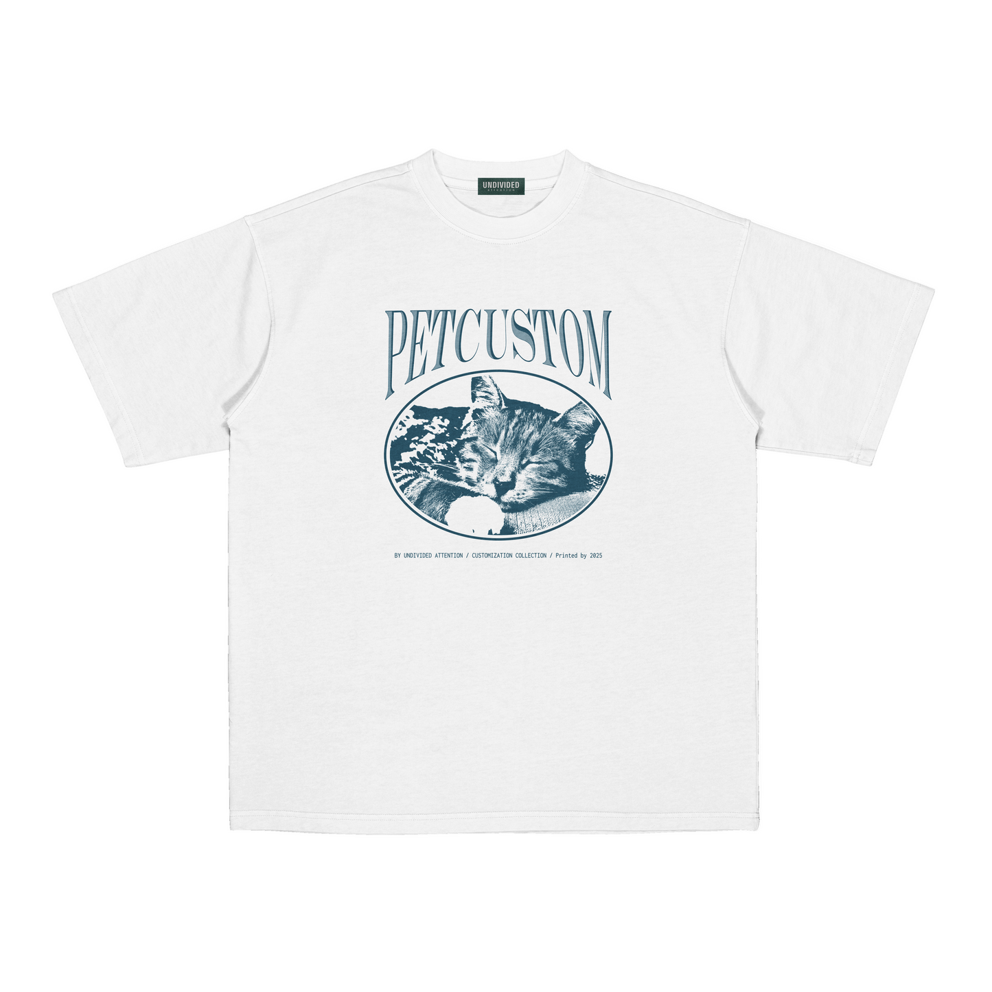 "CUSTOM PET TEE #2" WHITE / MEDIUM FIT