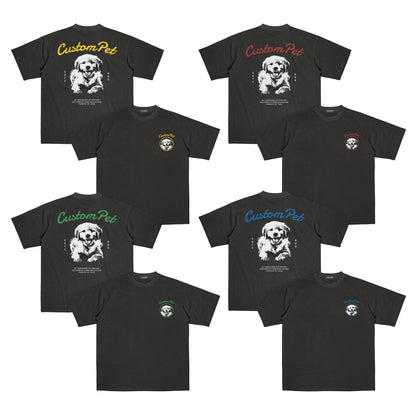 "CUSTOM DOG TEE #3" BLACK / MEDIUM FIT