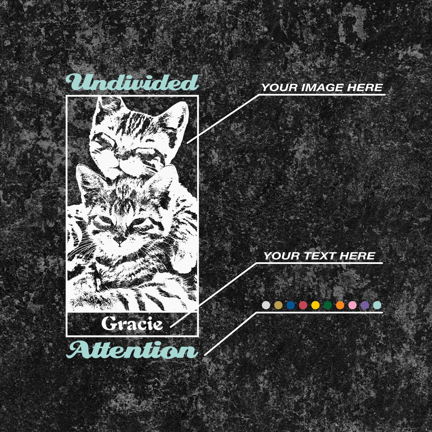 "CUSTOMIZATION #5" BLACK / SWEATSHIRT