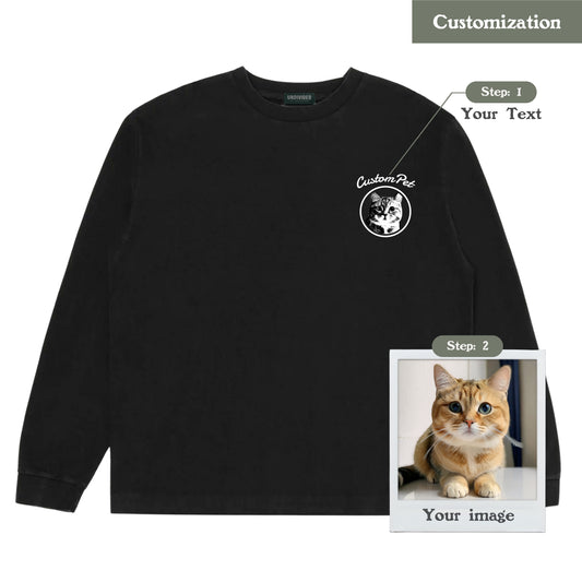"CUSTOM PET TEE #5" BLACK / SWEATSHIRTS