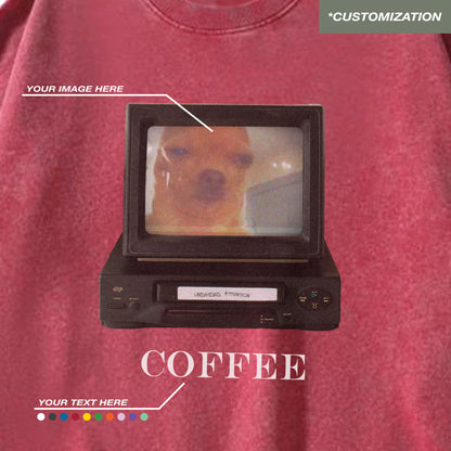 "TELEVISION - CUSTOMIZATION" RED / SWEATSHIRT