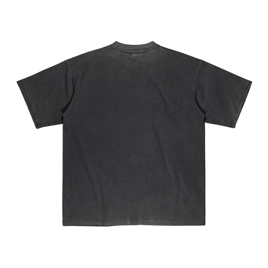 "MEOW MEOW MEOW" WASHED BLACK / MEDIUM FIT