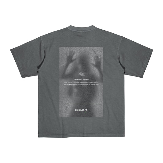 "SENSITIVE CONTENT PHOTOGRAPHIC" GREY / MEDIUM FIT