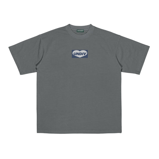 "UNDIVIDED BOX LOGO" GREY / MEDIUM FIT