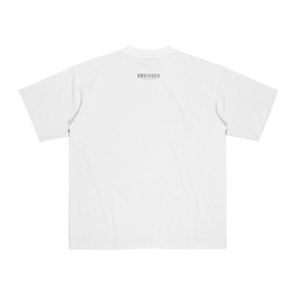 "THE CUTE LITTLE MONSTER #02" WHITE / OVERSIZED FIT