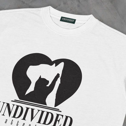 "CAT LOVER" WHITE / MEDIUM FIT