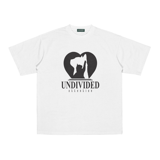 "CAT LOVER" WHITE / MEDIUM FIT