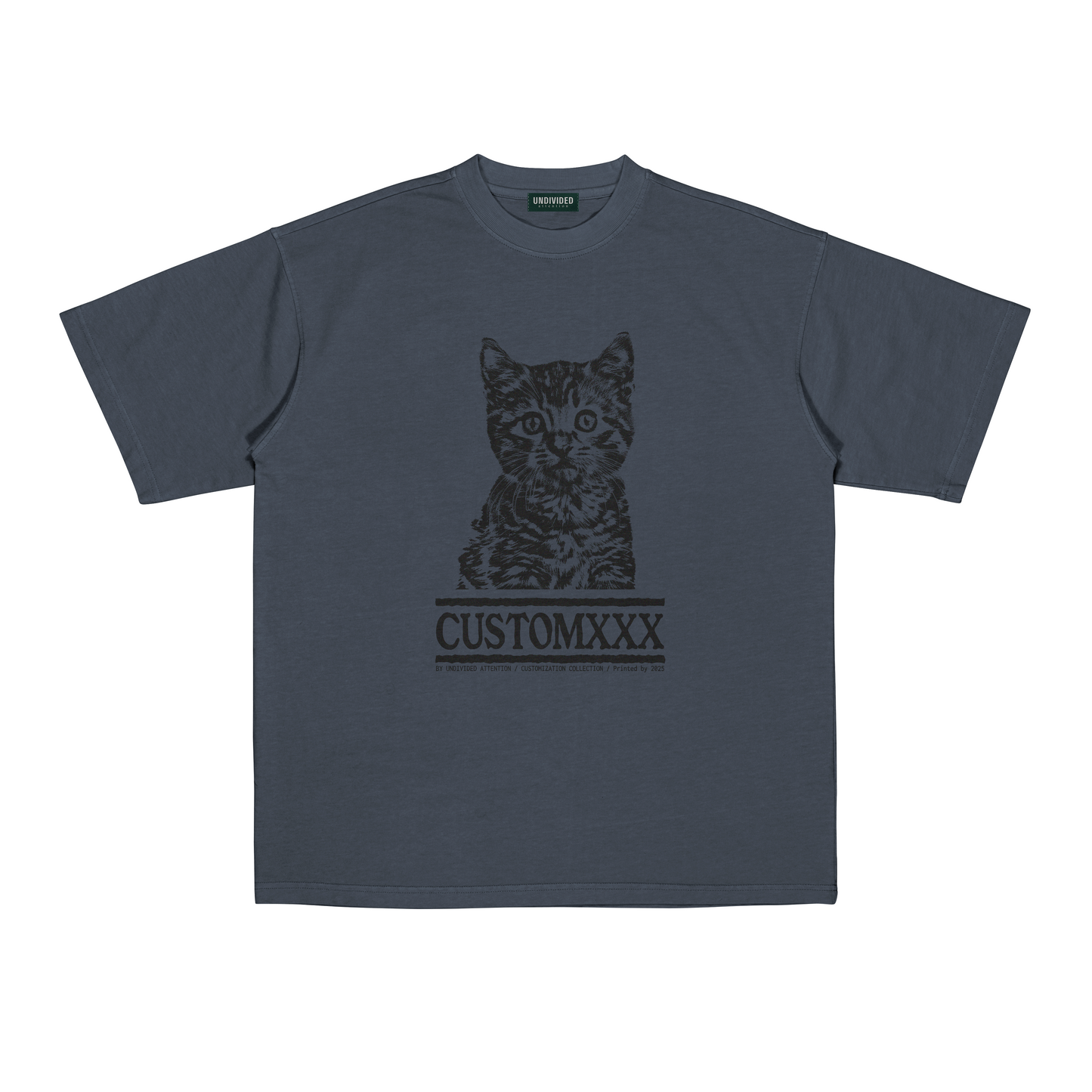 "CUSTOM PET TEE #1" WHITE / OVERSIZED FIT