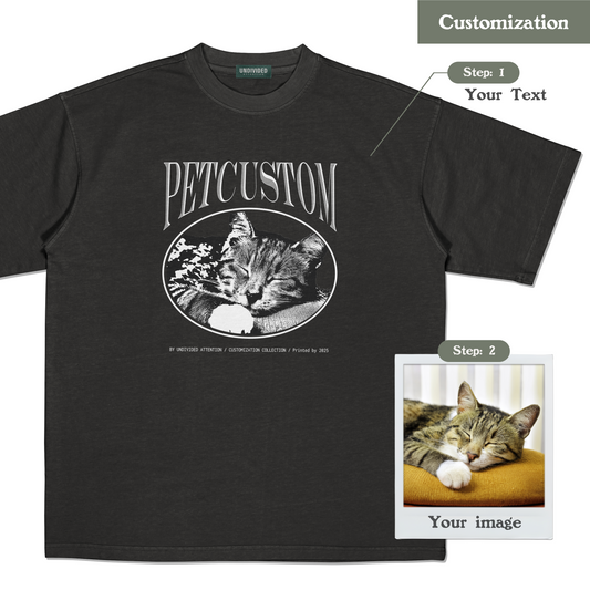 "CUSTOM PET TEE #2" BLACK / MEDIUM FIT