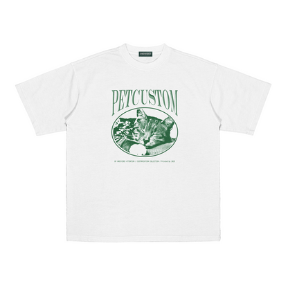 "CUSTOM PET TEE #2" WHITE / MEDIUM FIT
