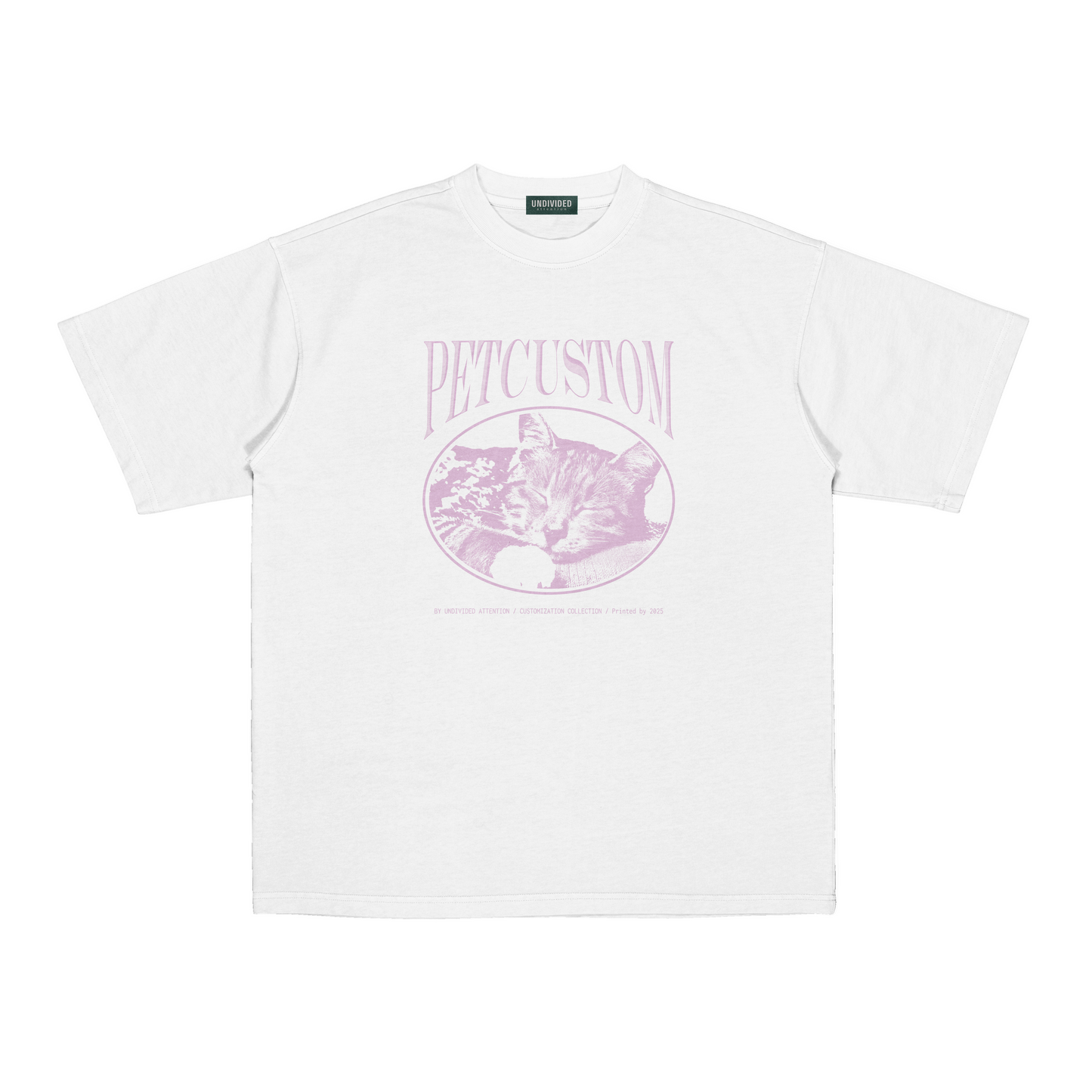 "CUSTOM PET TEE #2" WHITE / MEDIUM FIT