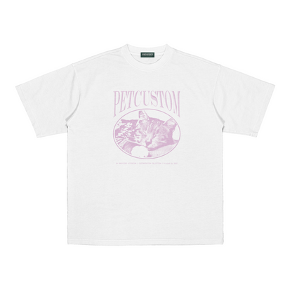 "CUSTOM PET TEE #2" WHITE / MEDIUM FIT