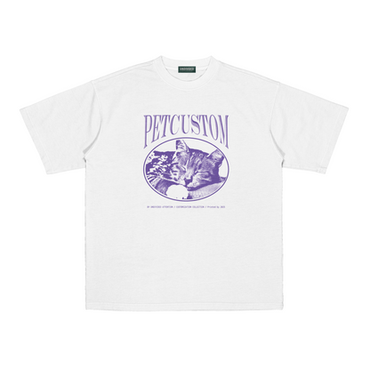 "CUSTOM PET TEE #2" WHITE / MEDIUM FIT